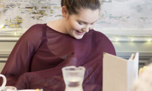 woman breastfeeding