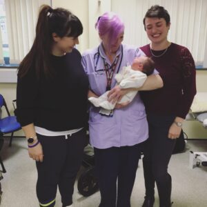 midwives and baby 